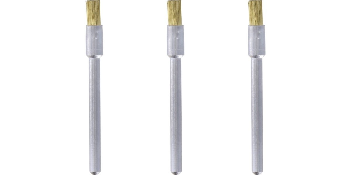 Brass brush 3,2 mm (537) 3 pieces image 3