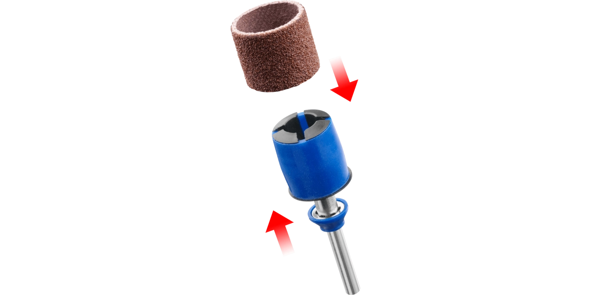 DREMEL® EZ SpeedClic: sanding mandrel & sanding bands (SC407) 3 pieces image 1