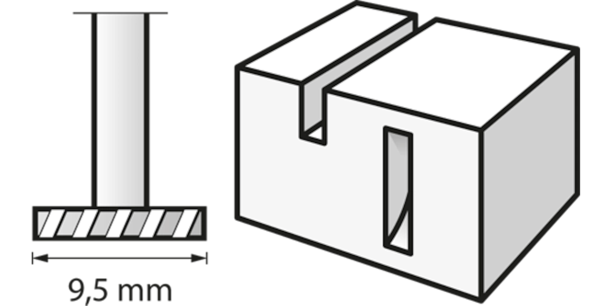 High Speed Cutter 9,5 mm (199) 2 pieces image 2