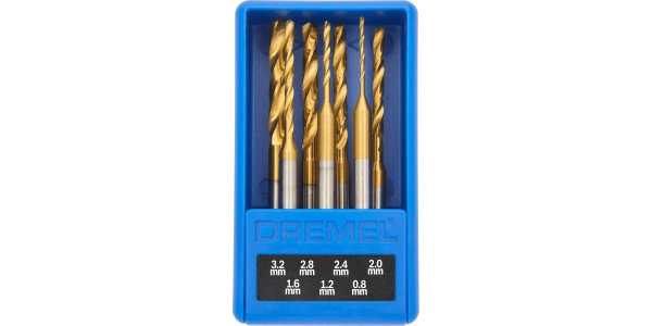 DREMEL® MAX Precision Drill Bit set (628DM) 7 pieces