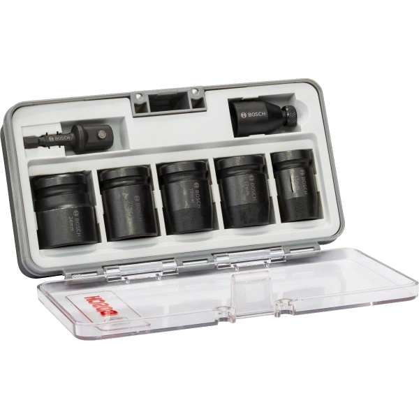 7-piece socket set 13 - 24 mm