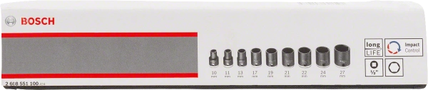 Impact Control Socket Set 1/4 6; 7; 8; 9; 10; 11; 12; 13; 14