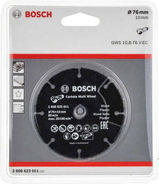 Carbide Multi Wheel cutting disc  76 10.00 1 Pcs