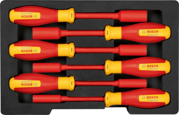 VDE Socket Wrench Set 6 pcs Professional 7 Pcs