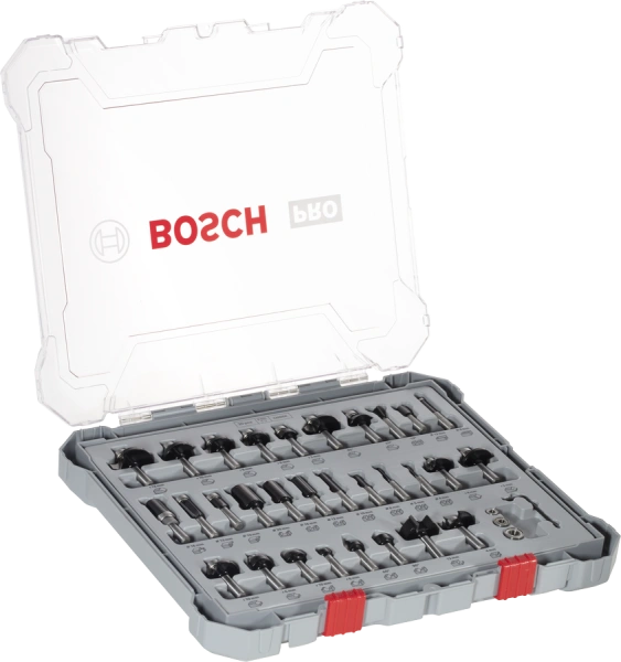 PRO Router Bit Mixed Set, 30 pcs