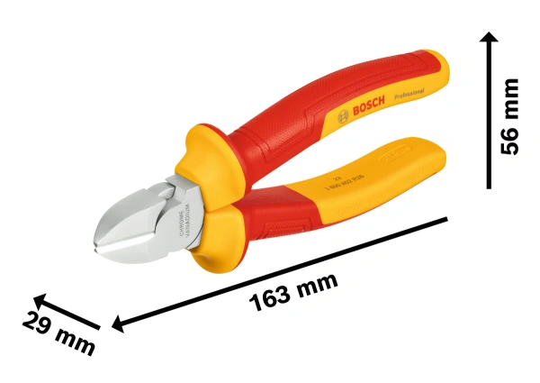VDE Diagonal Side Cutters 160 mm Professional Diagonal Side Cutters 29