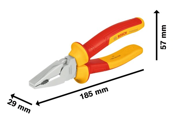 VDE Combination Pliers 180 mm Professional Combination Pliers 29