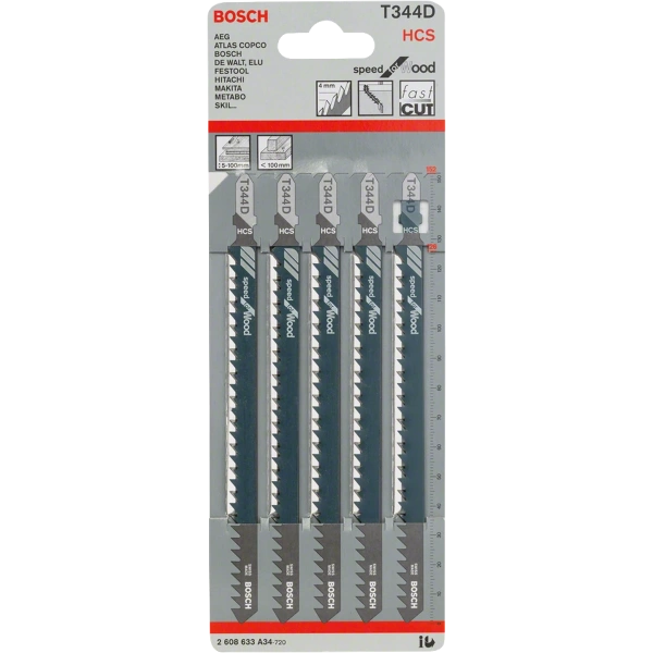 Jigsaw blade T 344 D image 1