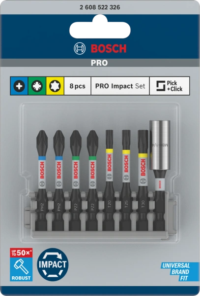 PRO Impact Screwdriver Bit Set image 2