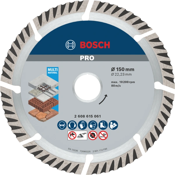 PRO Multi Material Diamond Cutting Disc image 1